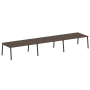 Стол для переговоров (3 столешницы) на А-образном м/к Metal System Style БА.ПРГ-3.5 5400x1235x750