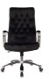 Кресло руководителя T-9928SL Fabric черный Italia Black крестов. металл хром