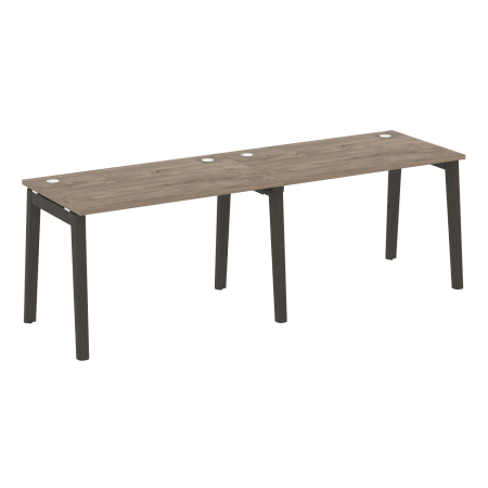 Рабочая станция на деревянных опорах Onix Wood OW.RS-2.2.7 2360x720x750