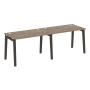 Рабочая станция на деревянных опорах Onix Wood OW.RS-2.2.7 2360x720x750