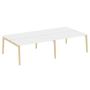 Рабочая станция на деревянных опорах Onix Wood OW.D.RS-4.4.8 3160x1635x750