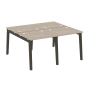 Рабочая станция на деревянных опорах Onix Wood OW.D.RS-4.0.7 1560x1475x750
