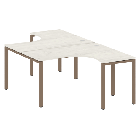 Рабочая станция криволинейная Metal System Style БП.РАС-СА-2.3 1400x2435x750