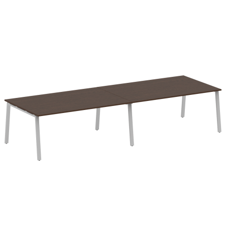 Стол для переговоров (2 столешницы) на А-образном м/к Metal System Style БА.ПРГ-2.5 3600x1235x750