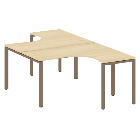 Рабочая станция криволинейная Metal System Style БП.РАС-СА-2.3 1400x2435x750