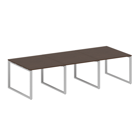 Переговорный стол 3 столешницы Metal System Style БО.ПРГ-3.1 3000x1235x750