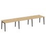 Стол переговорный на деревянных опорах Onix Wood OW.PRG-3.3 4140x980x750