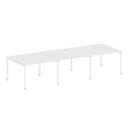 Переговорный стол 3 столешницы Metal System Style БП.ПРГ-3.2 3600x1235x750