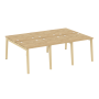 Рабочая станция на деревянных опорах Onix Wood OW.D.RS-6.0.8 2340x1635x750
