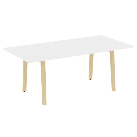 Стол переговорный на деревянных опорах Onix Wood Direct OW.PRG-19 1980x980x750