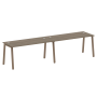 Рабочая станция на 2 рабочих места на А-образном м/к Metal System Style БА.СМ-2.4 3200x720x750