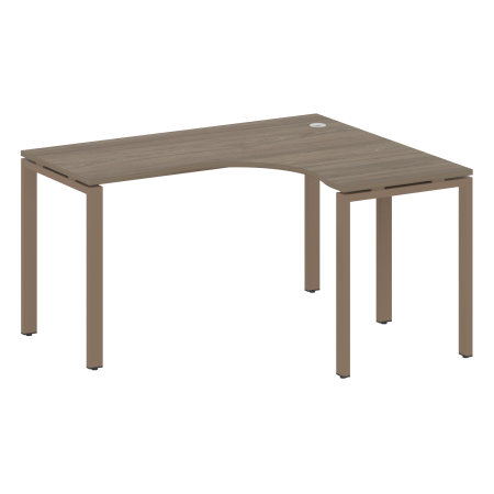 Стол криволинейный правый Metal System Style БП.СА-3 Пр 1400x1200x750
