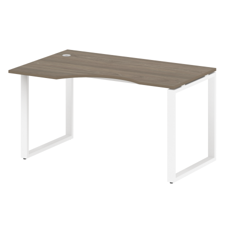 Стол криволинейный левый Metal System Style БО.СА-2 Л 1400x900x750