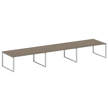 Переговорный стол 3 столешницы Metal System Style БО.ПРГ-3.5 5400x1235x750