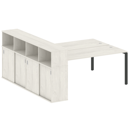Рабочая станция с опорным шкафом-купе Metal System Style БП.РС-СШК-4.5 2210x2332x1098