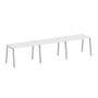 Рабочая станция на 3 рабочих места на А-образном м/к Metal System Style БА.СМ-3.2 3600x720x750