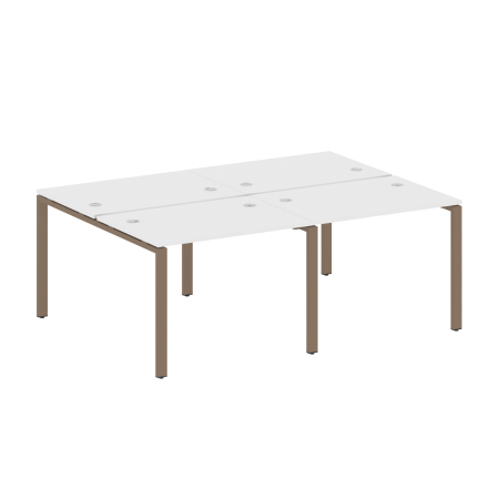Рабочая станция на 4 раб. места Metal System Style БП.СМ-4.1 2000x1475x750