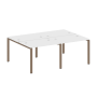Рабочая станция на 4 раб. места Metal System Style БП.СМ-4.1 2000x1475x750