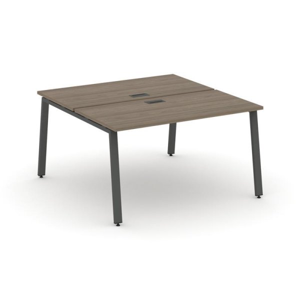 Рабочая станция 2-х сторонняя SN-6A.DRS-003 (1380х1232х750) (Вяз Благородный/Металл Антрацит)