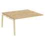 Наборный элемент рабочей станции на деревянных опорах Onix Wood OW.2.NRS-4.7 1580x1475x750