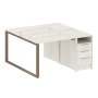 Рабочая станция Metal System Style БО.РС-СТП-2.1 1412x1475x750
