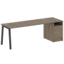 Рабочая станция Metal System Style БА.РС-СТП-1.5 2212x720x750