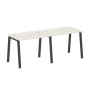 Рабочая станция на 2 рабочих места на А-образном м/к Metal System Style БА.СМ-2.1 2000x720x750