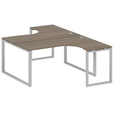 Рабочая станция криволинейная Metal System Style БО.РАС-СА-2.4 1600x2435x750