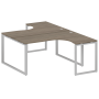 Рабочая станция криволинейная Metal System Style БО.РАС-СА-2.4 1600x2435x750