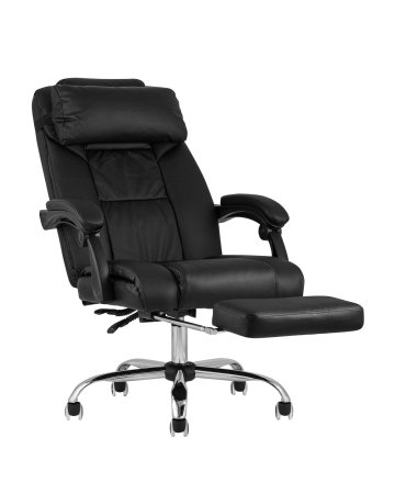 Кресло руководителя TopChairs Royal черное (Компьютерное кресло Royal черный)
