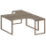 Рабочая станция криволинейная Metal System Style БО.РАС-СА-2.4 1600x2435x750