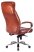 Кресло руководителя T-9922SL светло-коричневый Leather EiCHel кожа крестов. металл хром