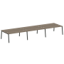Рабочая станция на 6 рабочих места на А-образном м/к Metal System Style БА.СМ-6.5 5400x1475x750