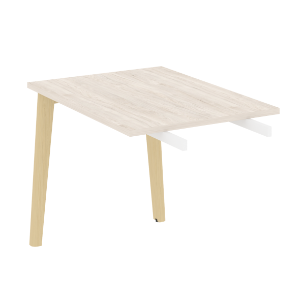 Брифинг-приставка на деревянных опорах Onix Wood Direct OW.BR-9 980x720x750 (Денвер Светлый/Дуб Светлый)