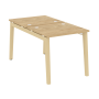 Рабочая станция на деревянных опорах Onix Wood OW.D.RS-2.0.7 780x1475x750