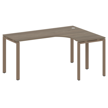 Стол криволинейный правый Metal System Style БП.СА-4 Пр 1600x1200x750