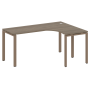 Стол криволинейный правый Metal System Style БП.СА-4 Пр 1600x1200x750