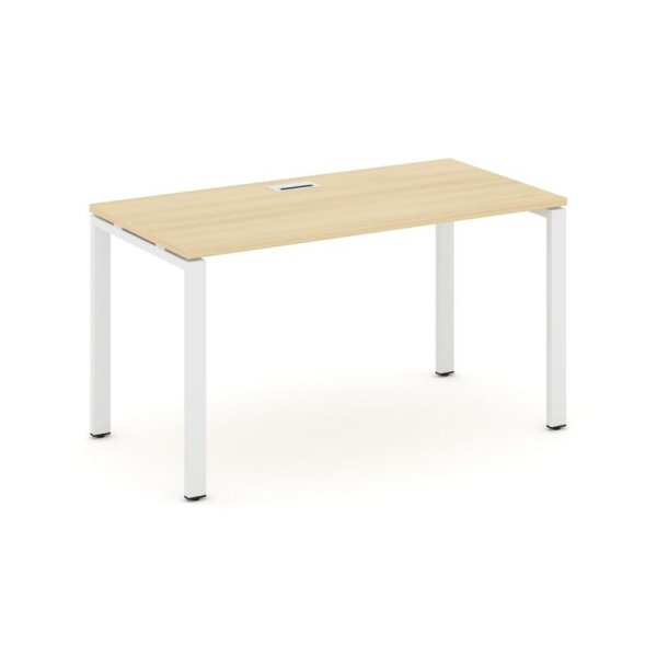 Стол письменный SN-6P.SP-021 (980х800х750) (Акация Лорка/Металл Белый)