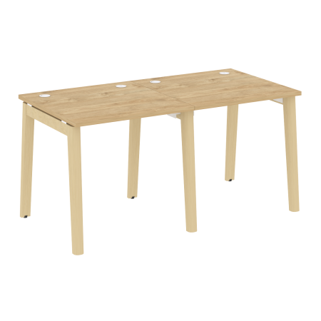 Рабочая станция на деревянных опорах Onix Wood OW.RS-2.0.8 1560x800x750