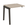 Наборный элемент рабочей станции на деревянных опорах Onix Wood OW.1.NRS-0.7 780x720x750
