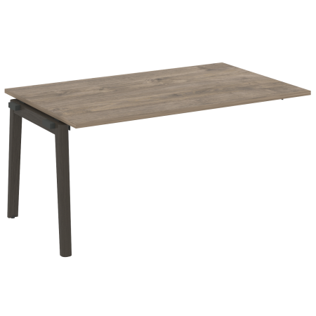 Проходной наборный элемент переговорного стола на деревянных опорах Onix Wood OW.NPRG-4 1580x980x750