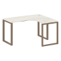 Стол криволинейный правый Metal System Style БО.СА-3 Пр 1400x1200x750