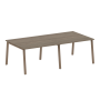 Стол для переговоров (2 столешницы) на А-образном м/к Metal System Style БА.ПРГ-2.2 2400x1235x750