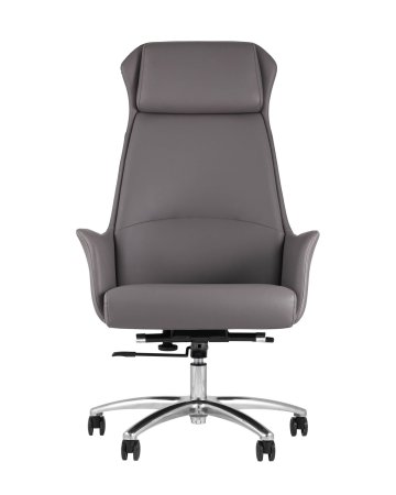 Кресло руководителя TopChairs Viking серое (Компьютерное кресло Viking серый)
