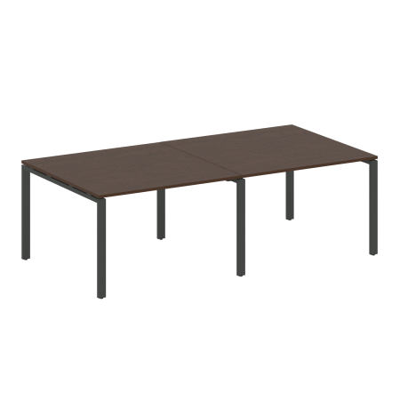 Переговорный стол 2 столешницы Metal System Style БП.ПРГ-2.2 2400x1235x750