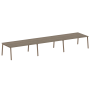 Стол для переговоров (3 столешницы) на А-образном м/к Metal System Style БА.ПРГ-3.5 5400x1235x750
