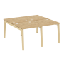 Рабочая станция на деревянных опорах Onix Wood OW.D.RS-4.0.8 1560x1635x750