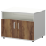 Тумба для оргтехники Смарт СМТ-2ДН Тип1 800x600x625
