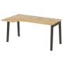 Стол эргономичный левый на деревянных опорах Onix Wood OW.SA-1L 1580x980x750