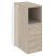 Тумба с подсветкой 5 ящиков TIP-ON завершающая, левая Onix O.R-TV-5TIP.SL 436x767x1185